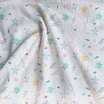 Rib jersey - Bee flowers