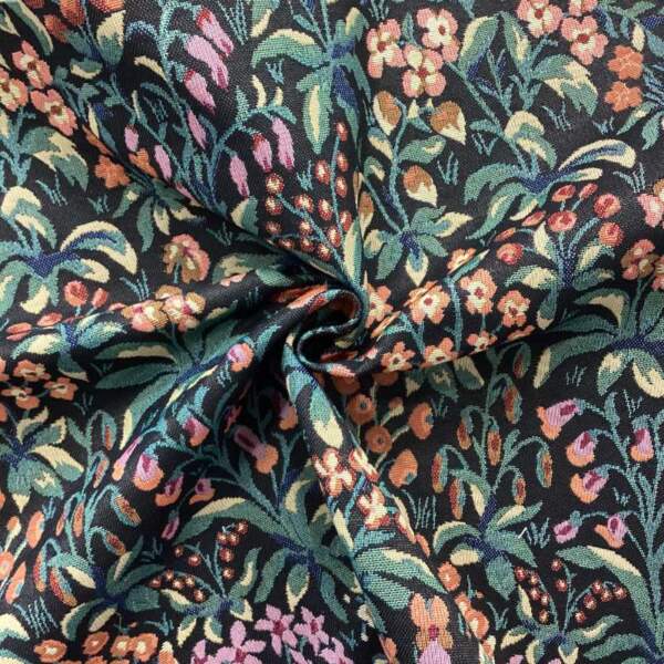 Gobelin - Fleurs Gob jacquard woven surface and texture