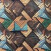 Gobelin – Rumbicup abstract motif in blue and dark brown