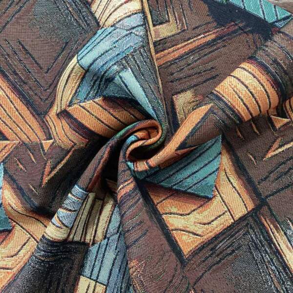Gobelin -- Rumbicup jacquard woven structure close-up