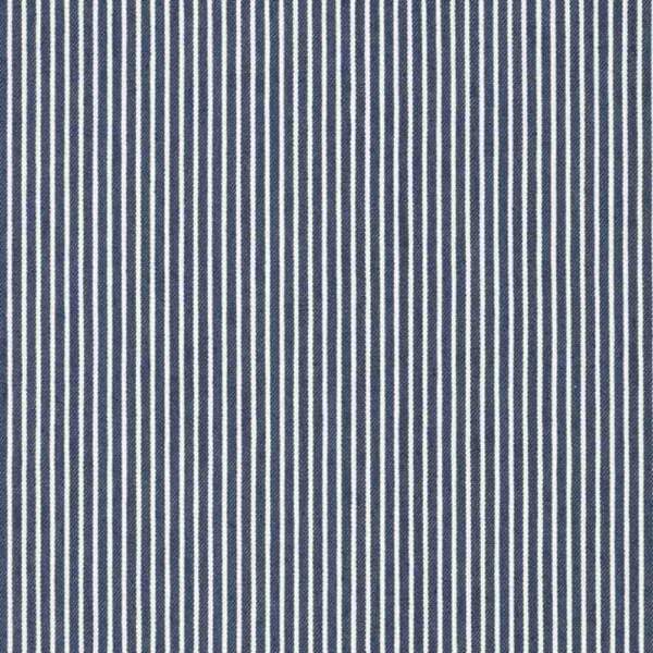 Denim mælkestrib - Mørk blå