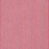 Striped red denim fabric by the metre with lycra