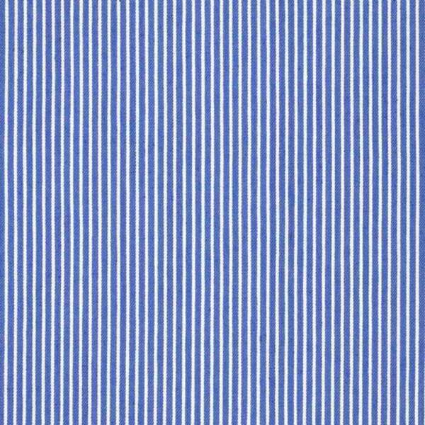Cobalt blue denim with stripes fabric 72 cotton 24 polyester 4 lycra
