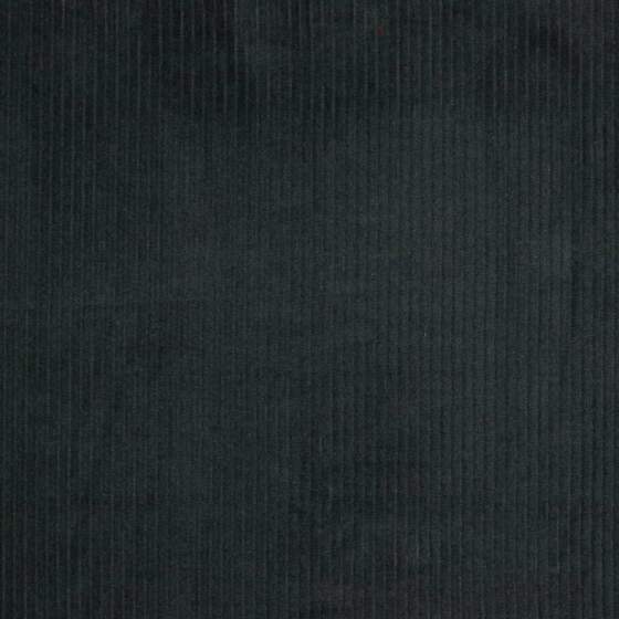 Bredriflet fløjl - Dark grey