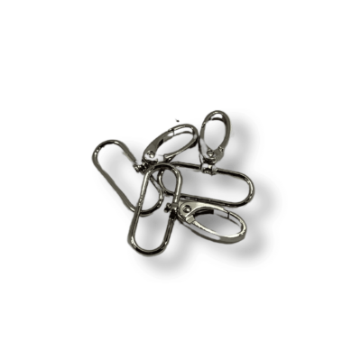 Carabiner hooks 32 mm black for bags