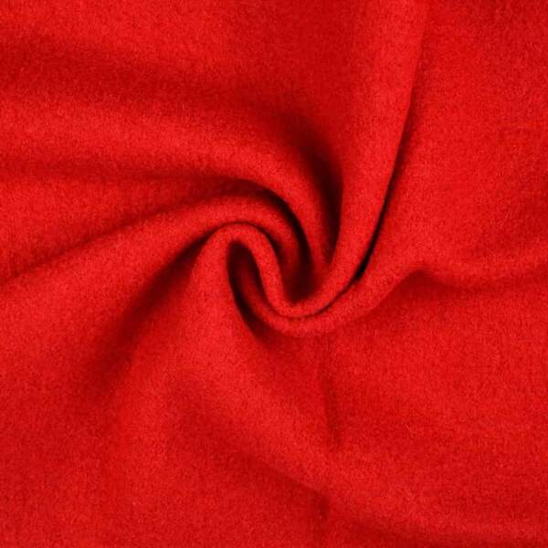 Boiled wool - Red