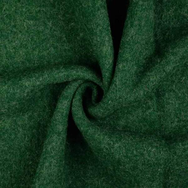 Boiled wool - Forest green