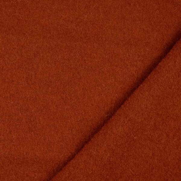 Boiled wool - Burnt orange