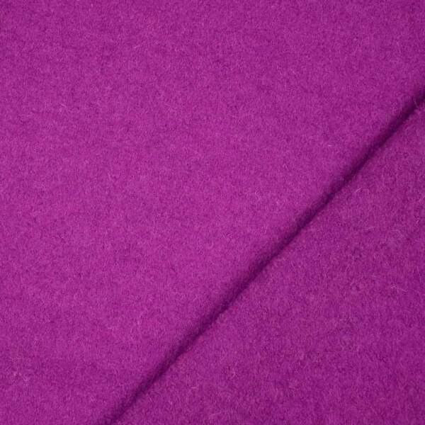 Boiled wool - Fuchsia purple