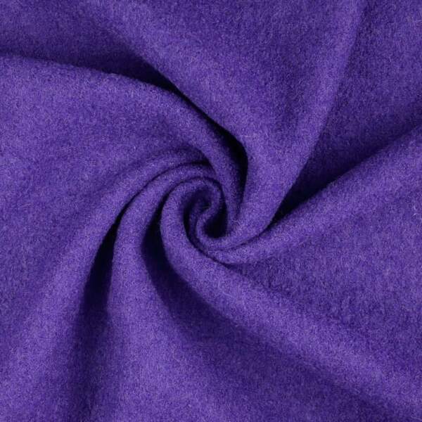 Boiled wool - Blue/purple