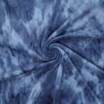 Jogging (Minky) - Tie dye Denim blue