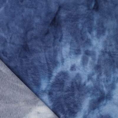 Jogging (Minky) - Tie dye Denim blue - Image 2