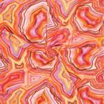 Digital print jersey Line Drawing 3 220 g/m² 145-150 cm orange