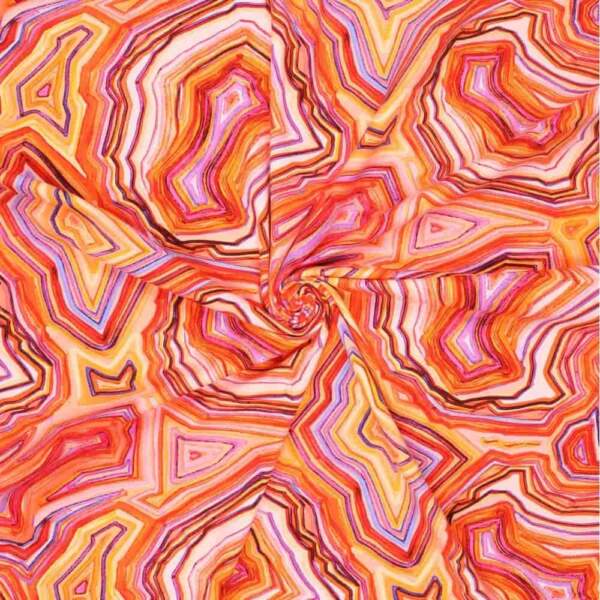 20850-445 Digital print jersey Line Drawing 3 220 g/m² 145-150 cm orange