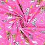 Jersey print with Paw Patrol 3 - pink