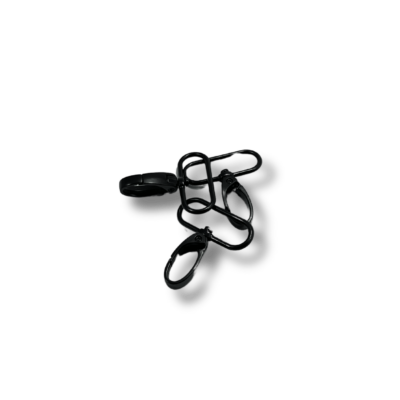 Carabiner hooks 38 mm brass for bags and webbing