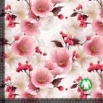 Jerseyprint blooming cherry