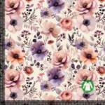 Jersey print creamy pastels