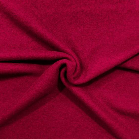 Italiensk uld filt -  Mørk Fuchsia