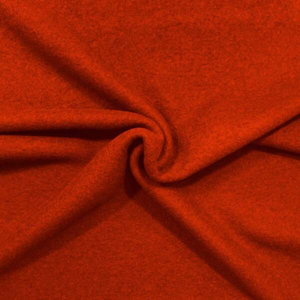 Italian wool felt burnt orange 280 g/m² 150 cm