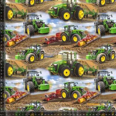 Jersey print with tractors 2