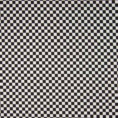 Jersey with checks black/white 0.5 cm - Image 1