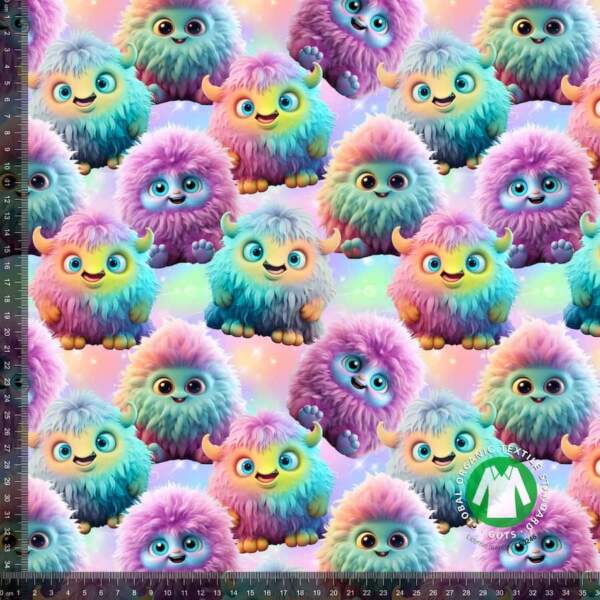 Monster inc. – measurement-min-min Jersey print med sjove trolde