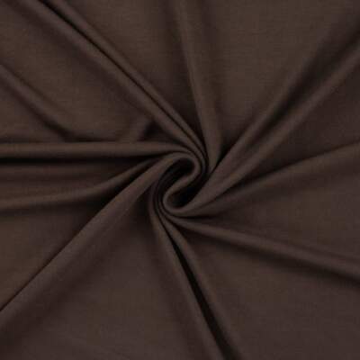 Bamboo jersey - Dark brown