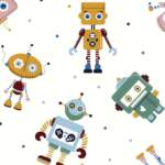 Wellness fleece with robots