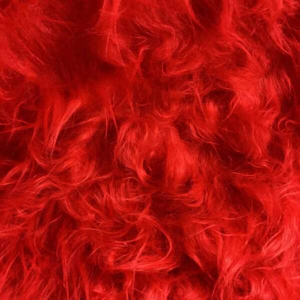 Artificial fur - Red