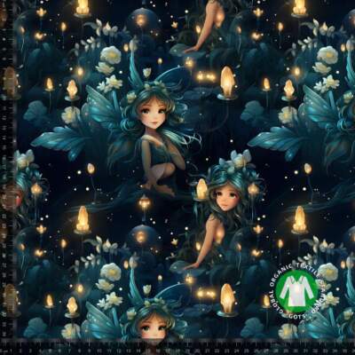 Jersey print with fairies 21