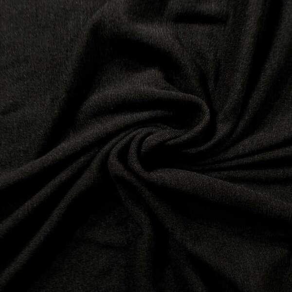 Merino alusvaatevilla musta 190 g/m², 160 cm