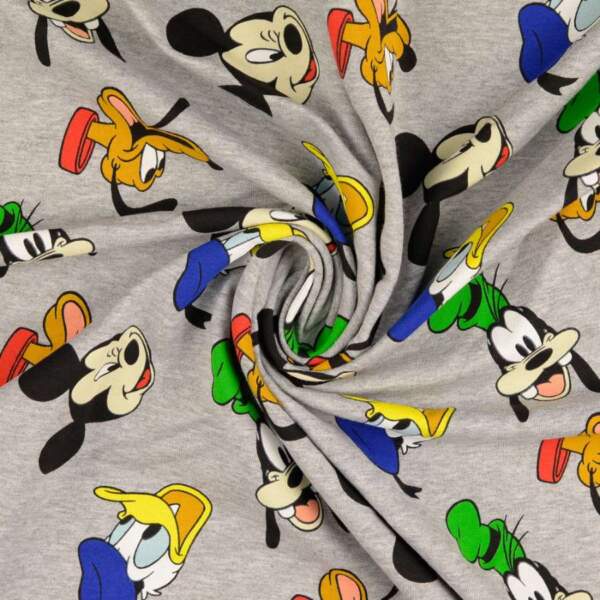 French Terry print med Disney figurer