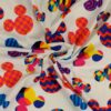 Kokokuva Mickey Mouse -päät jerseyprintti, leveys 150 cm