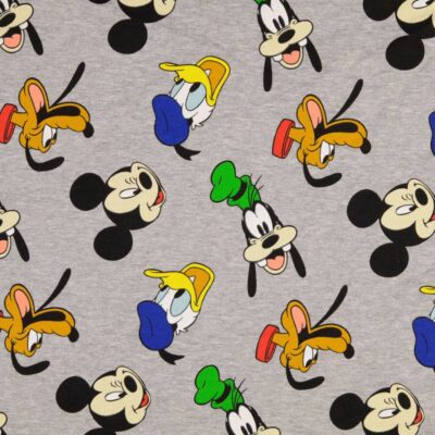 French Terry print med Disney figurer, 250 g/m²