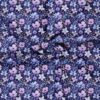 Detalje af ribstrikket jersey med blomsterprint, 240 g/m² og GOTS