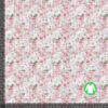 Rib jersey print med forårsblomster i lyserød, 240 g/m²