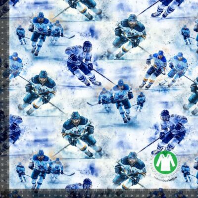 Jersey print med ishockey tema 1 digitalprint jersey stof 220 g/m²
