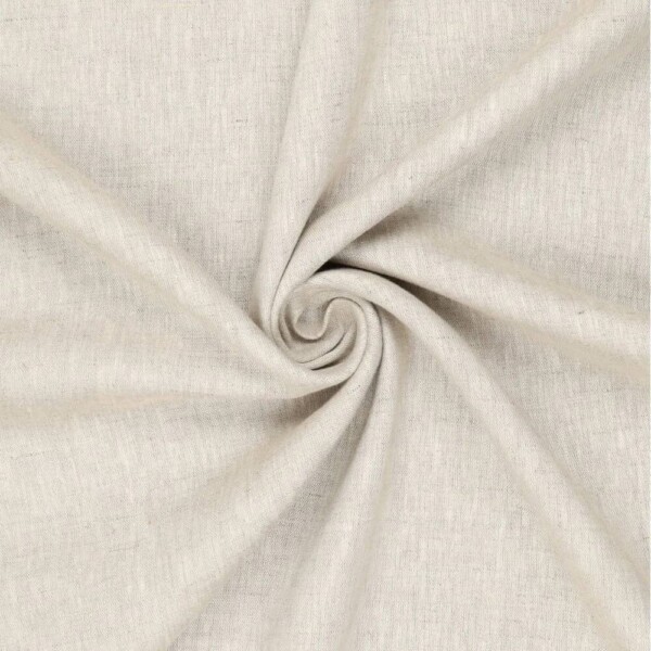 Natural linen (Euroflax) ubleget hør metervare, 255 g/m² og 160 cm bred