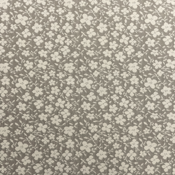 Jaqcuard med blomster - sand gobelin jacquardvævet boligstof 413 g/m²
