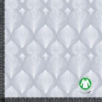 Jerseypainatus abstrakteilla siemenillä - harmaa
