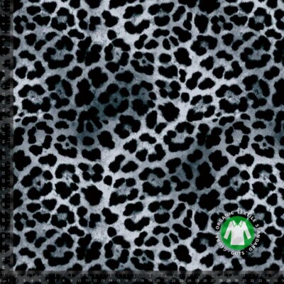 Jerseykuvio leopardilla - harmaa