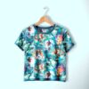 Jersey with football print on cotton lycra 220 g/m²