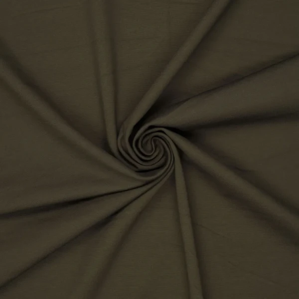 Punto strik Dark army green heavy punto 320 g/m² 150 cm