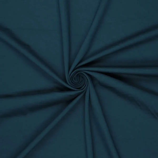 0335675_1-Punty Dark Petrol Blue Punto knit - Dark Petrol heavy punto fabric 320 g/m² 150 cm