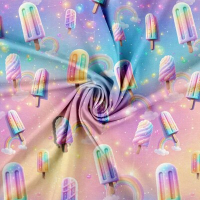 Jersey print med sommer ispinde - Image 2
