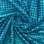 Folie med firkanter - Aqua