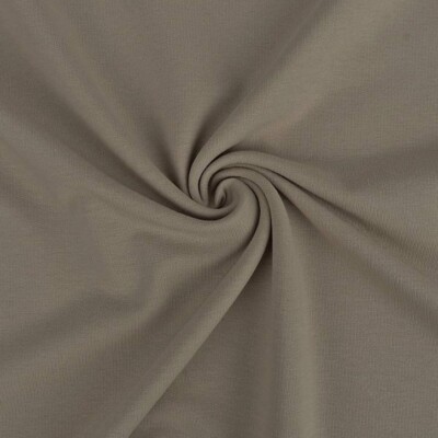 French Terry med løkker - Taupe