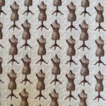 Patchwork fabric - Gine and flowers