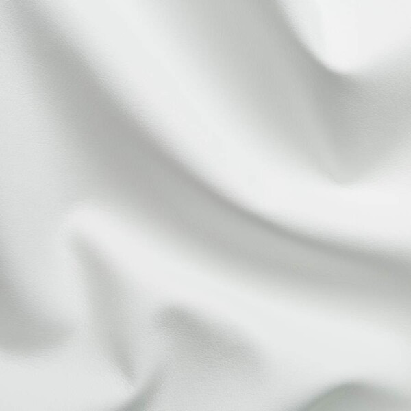 Blød kunstlæder - Ultra white, 140 cm bred og 380 g/m², med PU-front